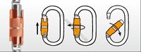 Карабін Rock Empire Steel Carabiner O-KL-3T  ZRC034
