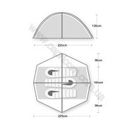 Намет туристичний Wild Country HELM Compact 3