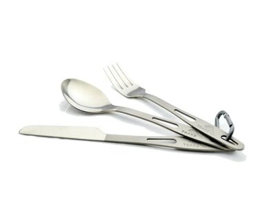 Набор столовых приборов Toaks TITANIUM 3-PIECES CUTLERY SET   SLV-02