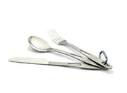 Набор столовых приборов Toaks TITANIUM 3-PIECES CUTLERY SET   SLV-02