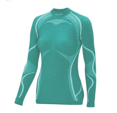 Термобілизна блуза Accapi Ergowool жіноча Caribbean / White M (INT) Caribbean / White