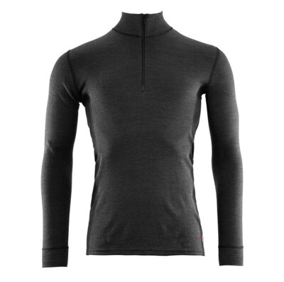 Термобілизна блуза Aclima WarmWool 200 Mock Neck Men Marengo/Jet Black
