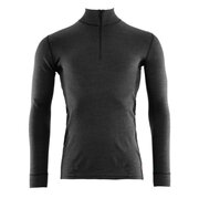 Термобелье блуза Aclima WarmWool 200 Mock Neck Men Marengo/Jet Black