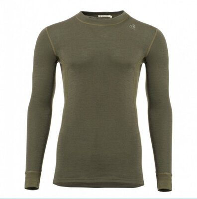 Термобілизна блуза Aclima WarmWool 200 Crew Neck Men Olive Night Olive Night S (INT)