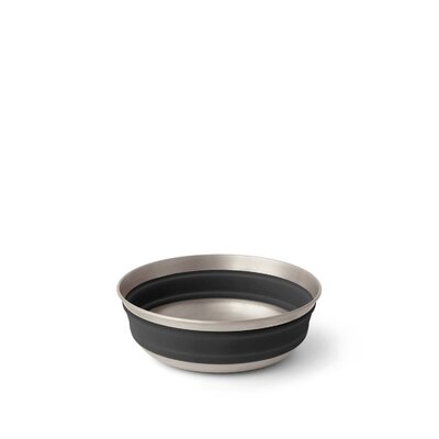 Миска Sea To Summit Detour Stainless Steel Collapsible Bowl M: Beluga Black