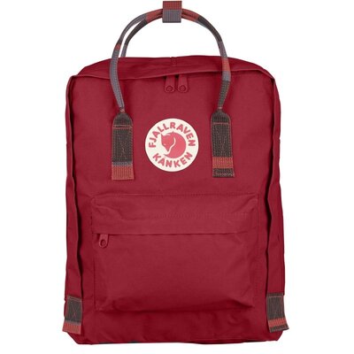 Рюкзак городской Fjallraven Kanken Deep red/Random Blocked 23510.325-915