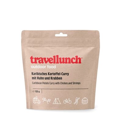 Еда быстрого приготовления Travellunch Картофель карри с курицей и креветками 2 порции 50222