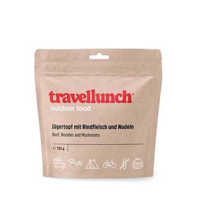 Еда быстрого приготовления Travellunch Лапша с говядиной и грибами 1 порция 50135