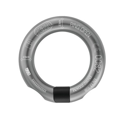 Кільце для арбористики Petzl Ring Open Dark gray Dark gray