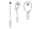 Анкерна стропа Petzl Wire Strop Steel 150