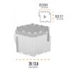 Ветрозащита Petromax для мангала Atago Heat Reflector