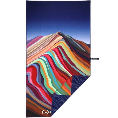Рушник Lifeventure Soft Fibre Printed Giant Rainbow mountain