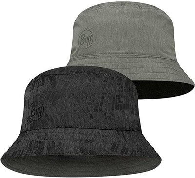Панама Buff Travel Bucket Hat Gline black - grey Gline black - grey