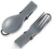 Набір столових приладів GSI Outdoors Tekk Folding Cutlery Set Grey