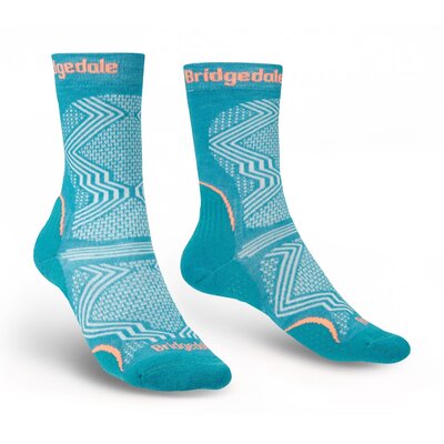 Шкарпетки Bridgedale Women's Hike Ultra Light T2 Coolmax Performance Boot Teal Teal